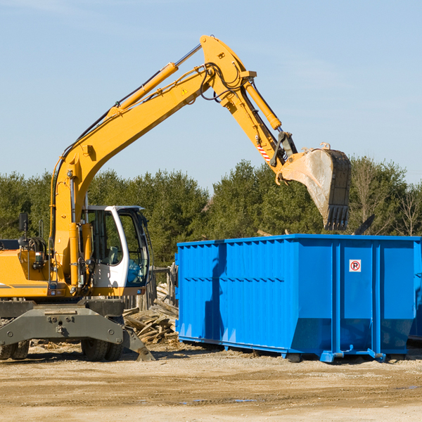 can i choose the location where the residential dumpster will be placed in Shamrock Oklahoma